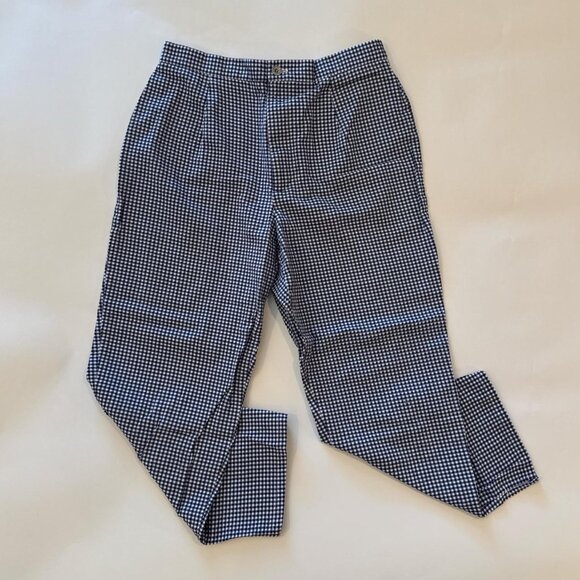 Blue Checkerboard Capris ☆ - Picture 1 of 6